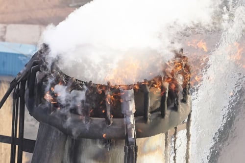 Inspecciones de torres de combustión