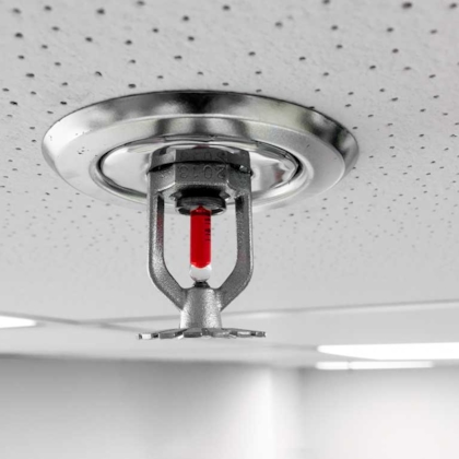Sprinkler aan het plafond
