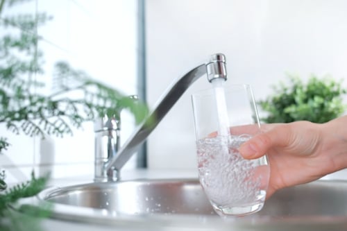 Drink water from the tap