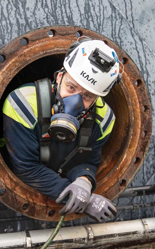 Arbete i slutet utrymme