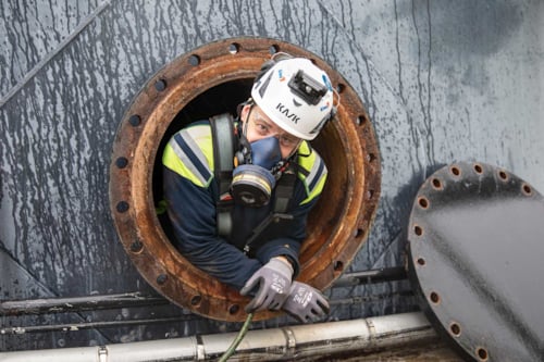 Arbete i slutet utrymme